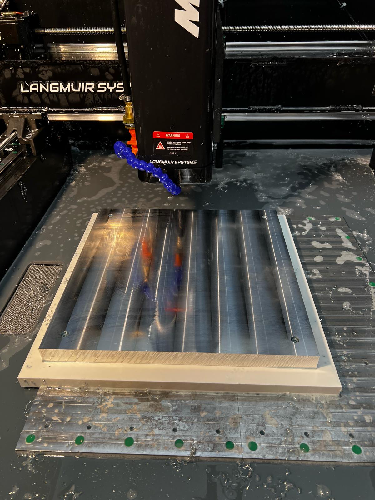 Placeholder: Langmuir Systems MR-1 machining the heatsink (mr1-cnc-machining.jpg)